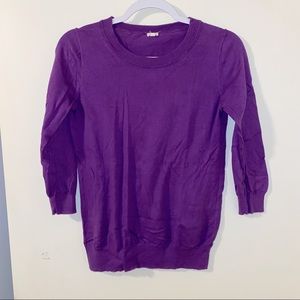 J. Crew Factory purple sweater